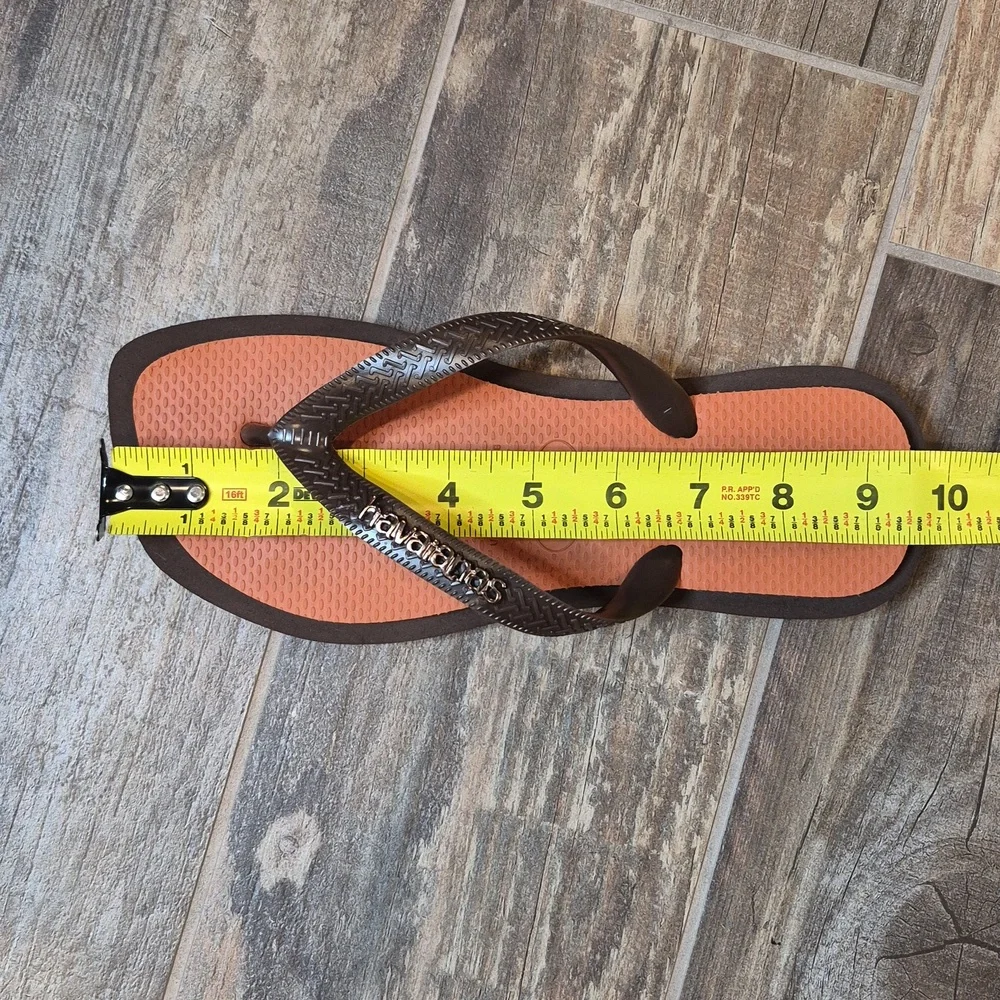 Havaianas Top Square Fusion Flip Flops, Size 7 - Picture 9 of 10